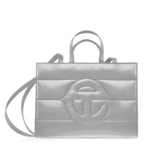 Telfar, Medium Puff Shopper, Grey, NWT